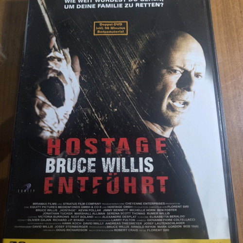 Hostage 2-Disc Edition DVD like new, action thriller