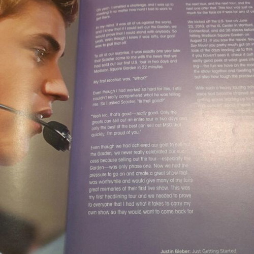 Justin Bieber book like new
