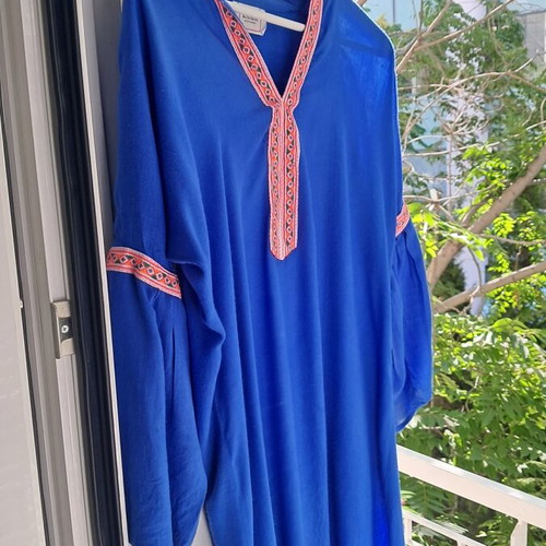 Kaftan blue knee-length like new by Achilleas Accessories