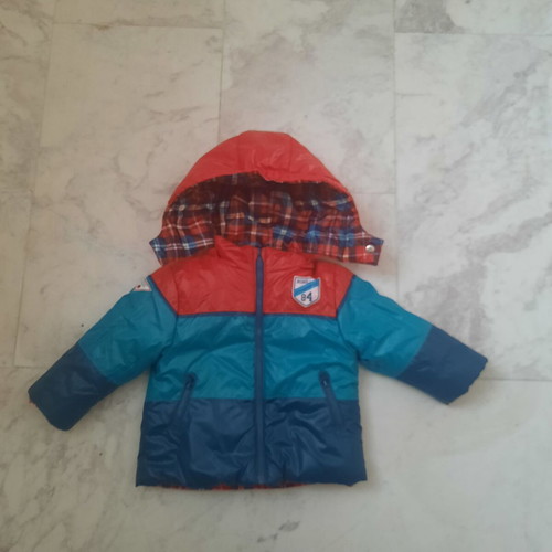 Boboli reversible quilted jacket No80 for 12 months, like new