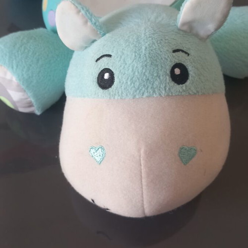 Hippopotamus musical toy Fisher Price used