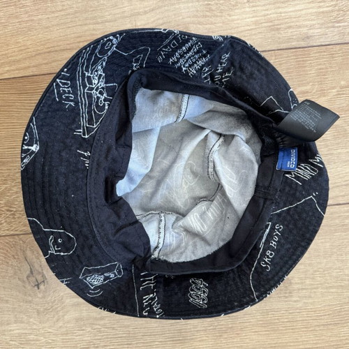 Divided by H&M Mens Bucket Hat used, black, size M