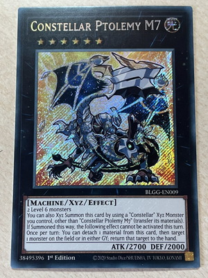 Yu-Gi-Oh Constellar Ptolemy M7 Secret Rare card near mint