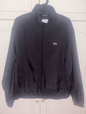 Lacoste Light Windbreaker Jacket New Black Size M