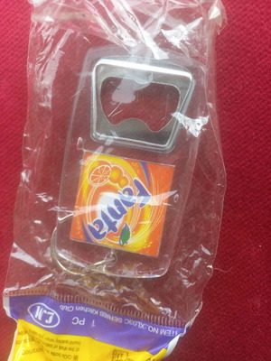 Fanta vintage keychain bottle opener new