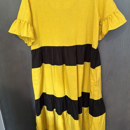 A-Style yellow dress size 18 new