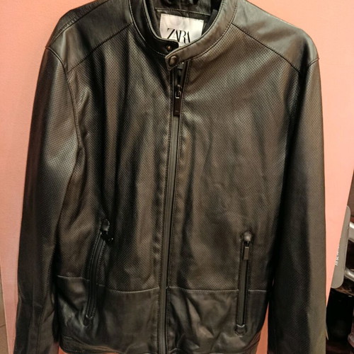 ZARA Leather Jacket small like new, black