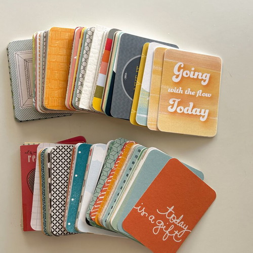Project Life Scrapbooking Card Set, large