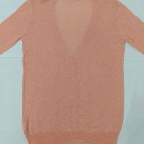 Gondola Blu knit salmon linen-cotton cardigan like new