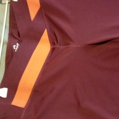 Crivit leggings long Medium new burgundy with orange