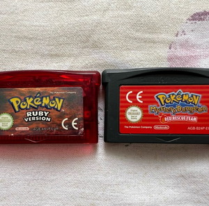 2 pokemon games Nintendo Gameboy Advance
