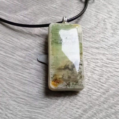 Handmade Fly necklace with colorful spring butterfly design new