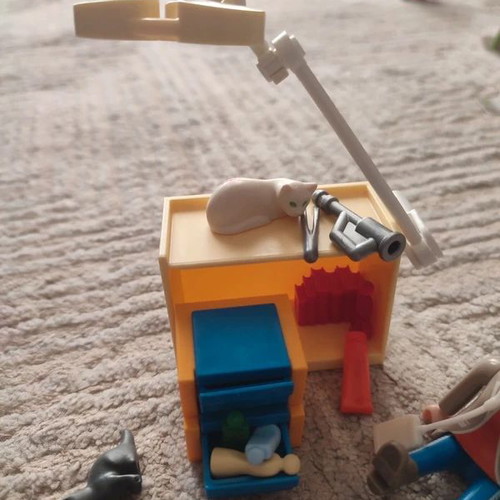 Playmobil Veterinary Clinic Set like new