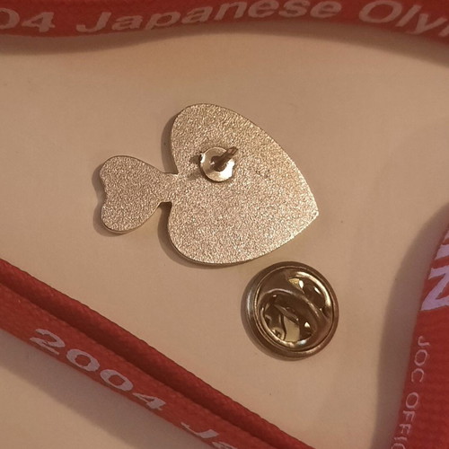 Olympic Games Athens 2004 Japanese Paralympic Pin "RRR" and Olympic Lanyard 2004 new