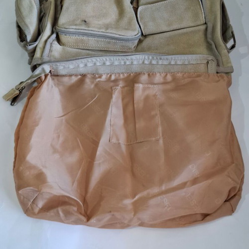 Diesel Messenger Bag khaki unisex used, Y2K 2000s