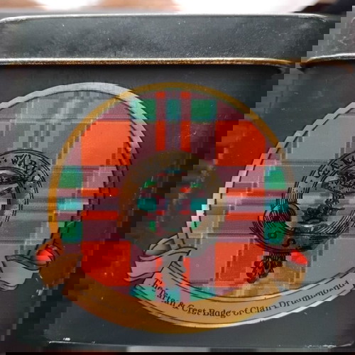 Метално колекционерско кутия Glenfiddich винтидж, употребявано