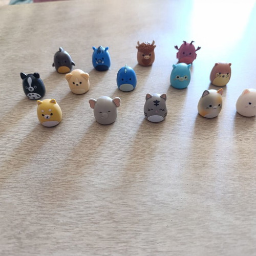 Squish-a-longs figures set like new