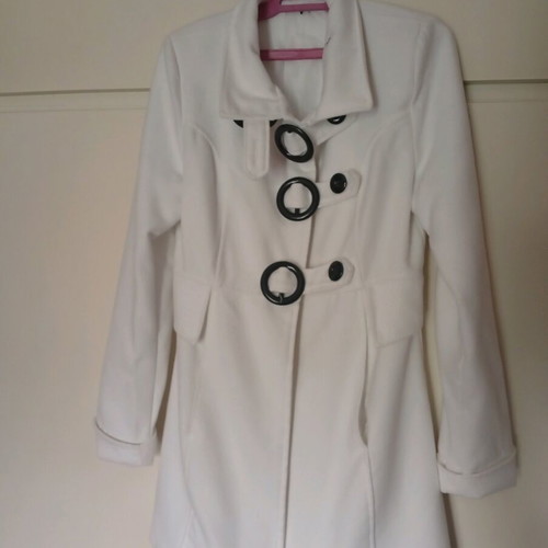 White coat like new, size S