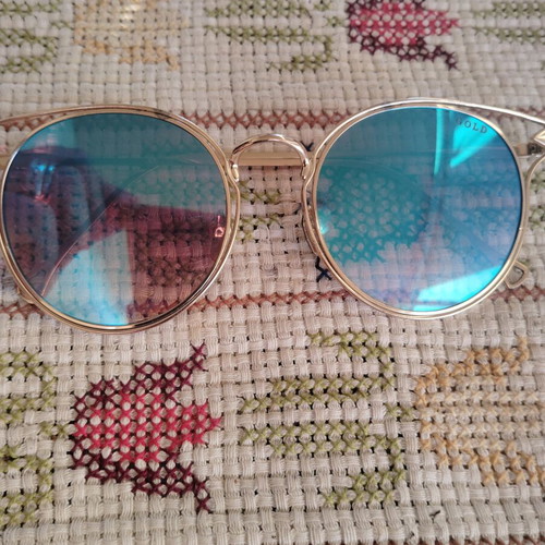 Gold & Wood sunglasses like new, men's, gold color