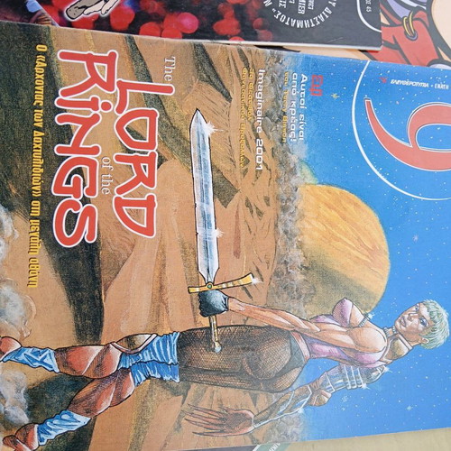 Comics magazines "9" used, pack of 4 from 2001