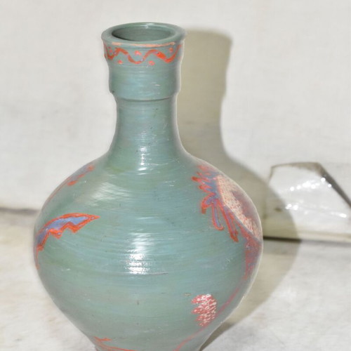 Handmade ceramic jug from Sifnos 1992 used