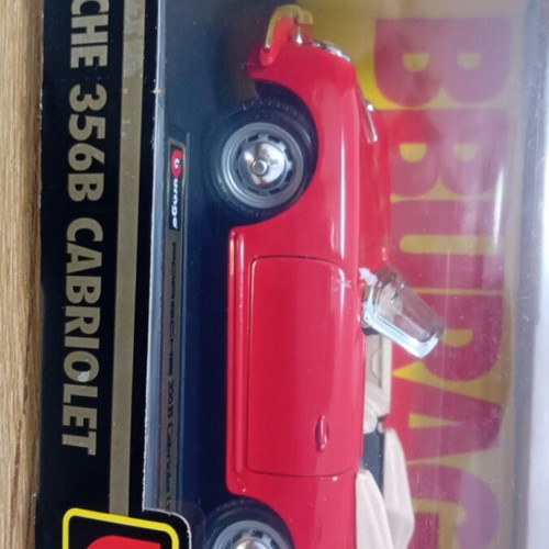 Porsche 356B Cabriolet model 1:24 new, Bburago
