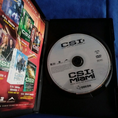 CSI Las Vegas and CSI Miami DVD like new with subtitles