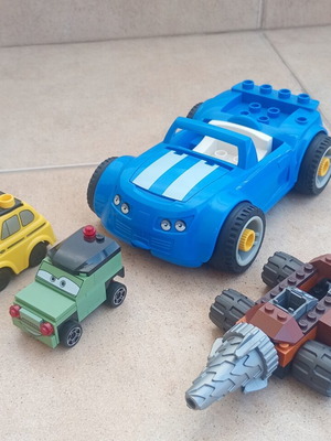 Lego car toys used, set of 4