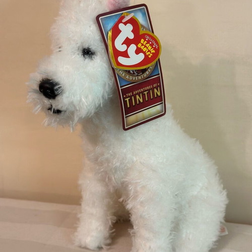 Milou (Snowy) Tintin collectible plush like new