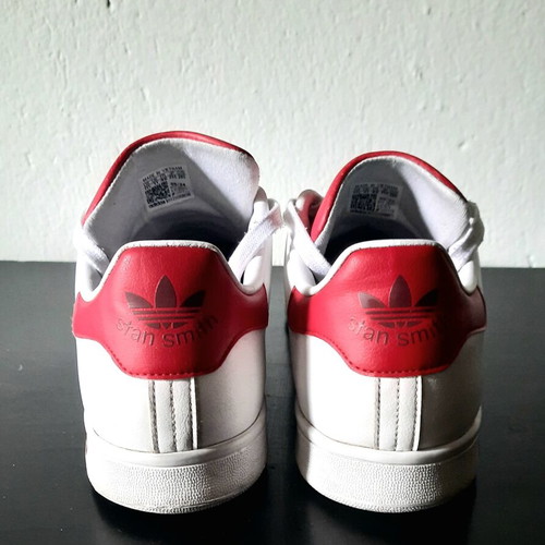 Adidas Stan Smith sneakers white/red size 46 like new