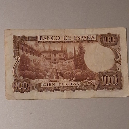 100 Pesetas Spain 1970 banknote