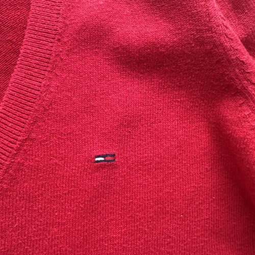 Tommy Hilfiger women's sweater used, medium, red
