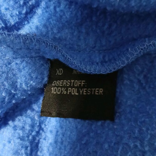 Men's fleece shirt like new, blue, size S