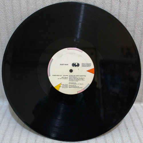 Dust Man King Of The Ghetto 12" vinyl used, Italo-Disco
