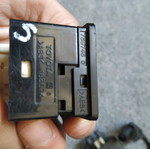Toyota Rav 4 2.0 D-4D mirror button used