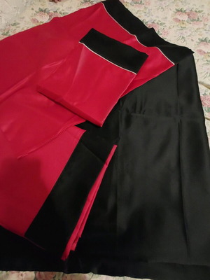 Satin bed sheet set new 215x265 with 2 pillowcases