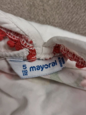 Mayoral Σετ Αμάνικη Μπλούζα και Σορτς για 5 Ετών Like New