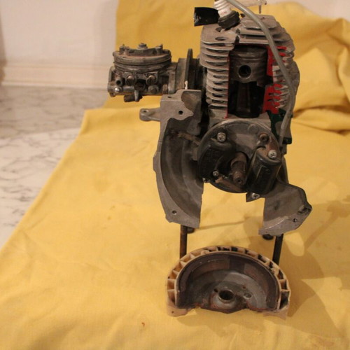 Comer 60cc Two-Stroke Engine Cutaway Used for Educational Purposes