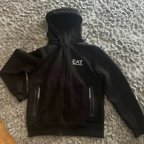 EA7 men's jacket Emporio Armani small like new, black and white