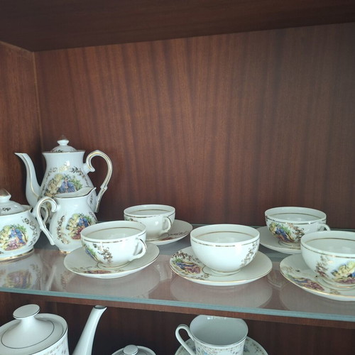 Vintage porcelain tea set