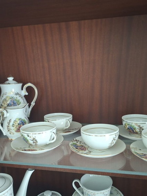 Vintage porcelain tea set