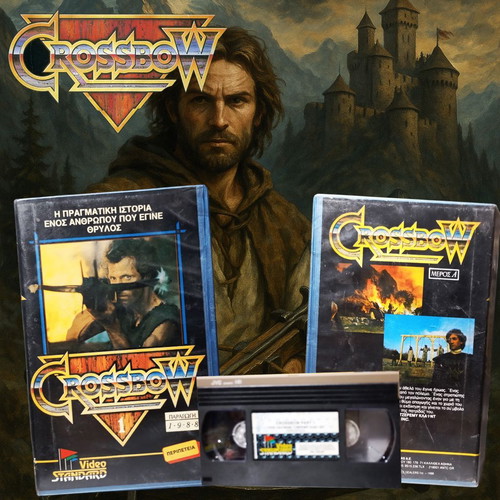 Crossbow VHS tape like new with Greek subtitles