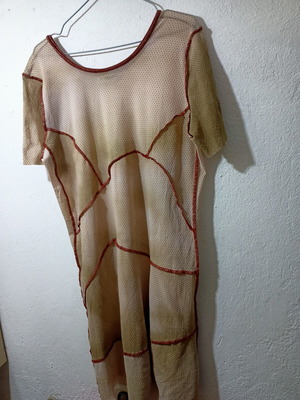 Y2K Fetish Dress used, cotton and viscose, one size