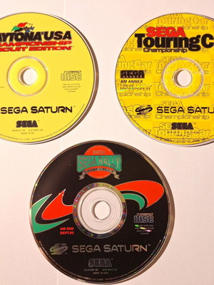 Sega Saturn Racing Bundle μεταχειρισμένο με Sega Rally, Daytona USA CCE, Touring Car Championship