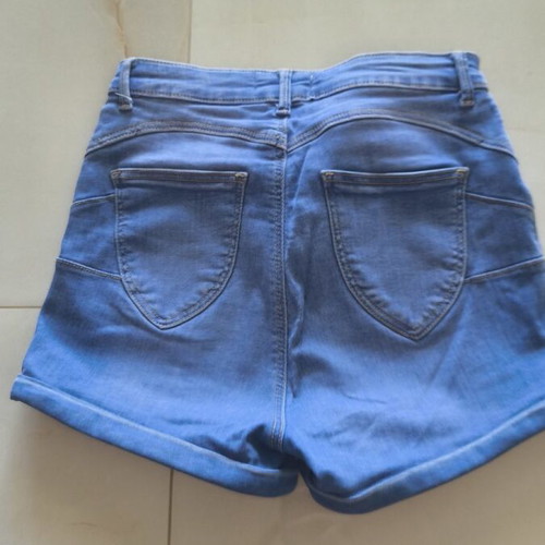 Denim shorts XS like new, blue