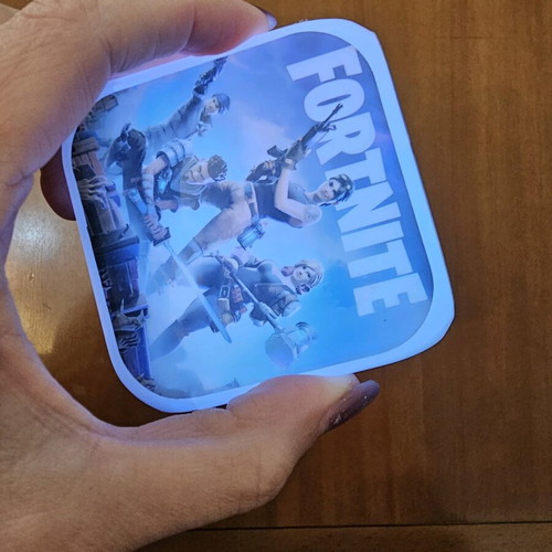 Fortnite digital alarm clock like new with color-changing LED lights