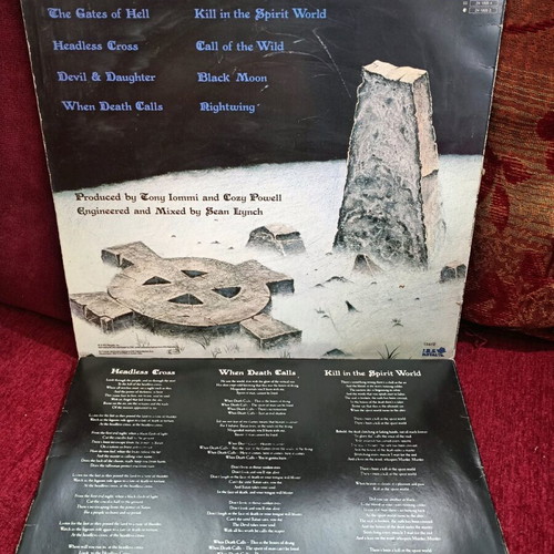 Black Sabbath Headless Cross vinyl used, metal