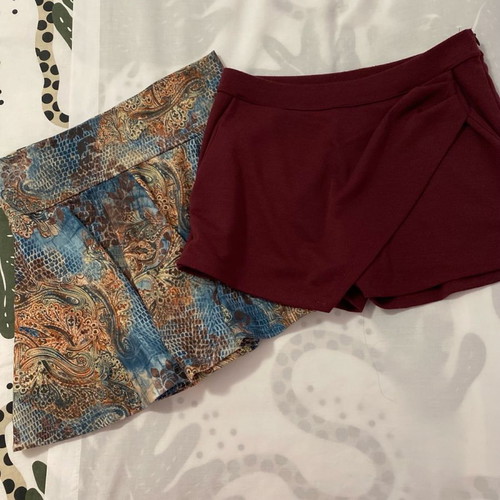 Pink Woman skirts used, size small, one skirt shorts