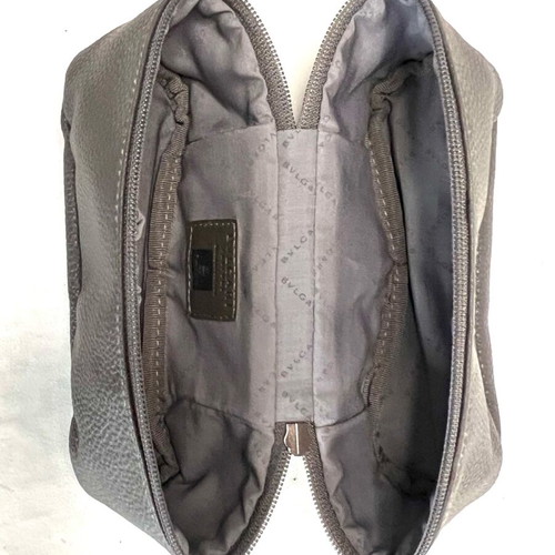 Bulgary parfums grey vanity case used