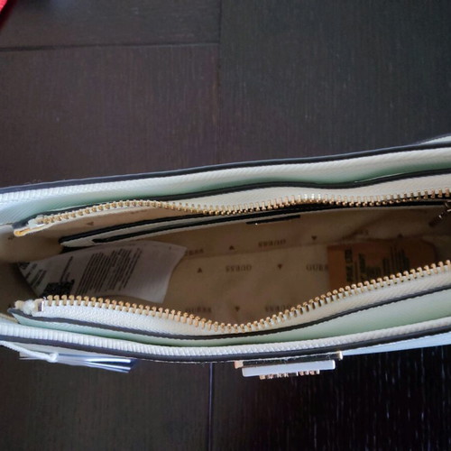 Guess Noelle shoulder bag white new